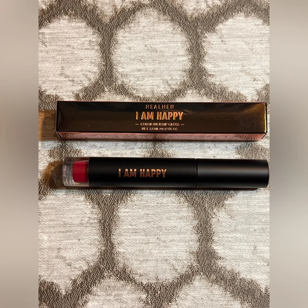 RealHer I Am Happy Color Rich Lip Gloss Rich Cranberry